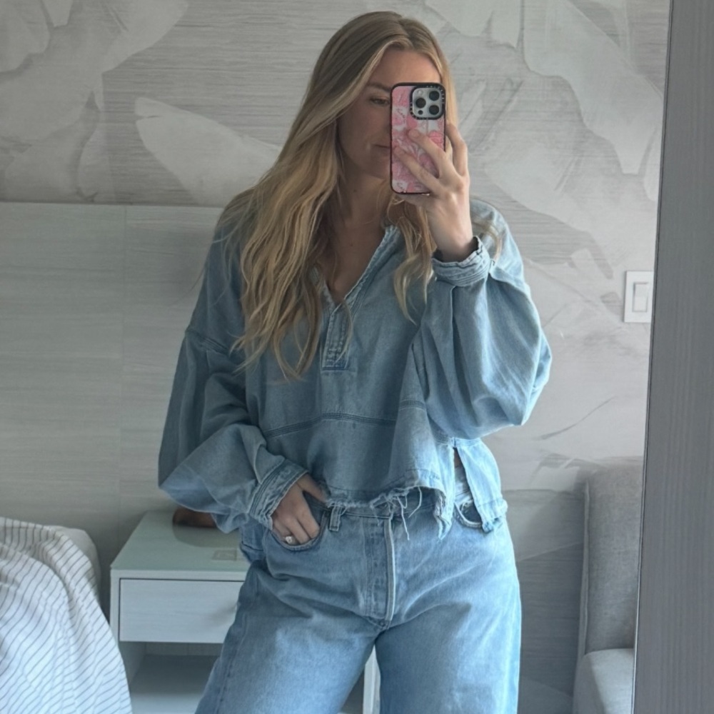 We The Free X Jude Denim Top